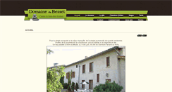 Desktop Screenshot of domaine-du-besset.fr