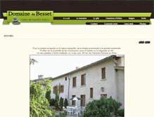 Tablet Screenshot of domaine-du-besset.fr